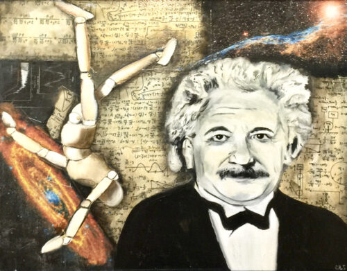 "Einstein's Equations" Painting by Cherise Stutzman