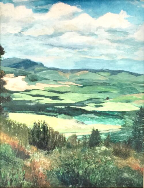 "Palouse" Landscape Painting by Cherise Stutzman