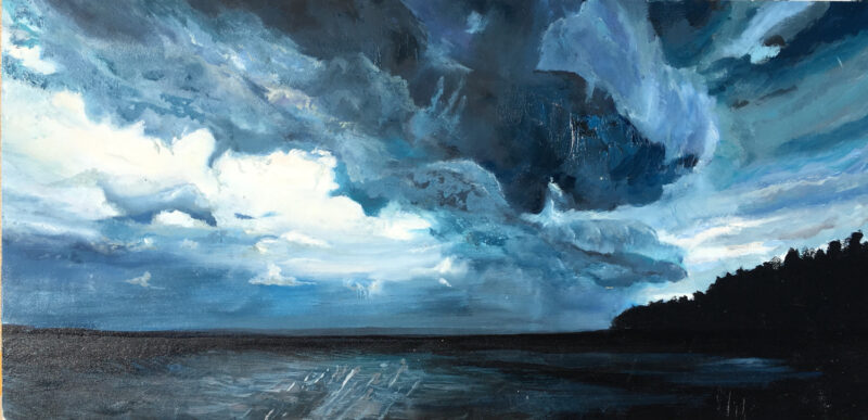 "The Storms" Landscape Painting by Cherise Stutzman