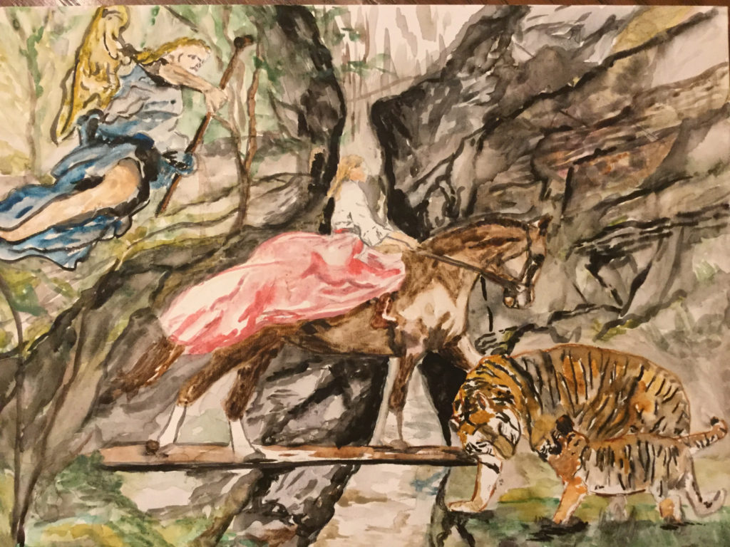 Angel and Tigers