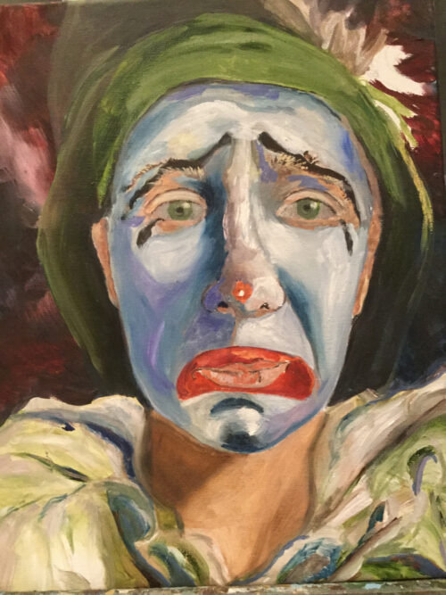 "Canio di Pagliacci" Portrait Painting by Cherise Stutzman